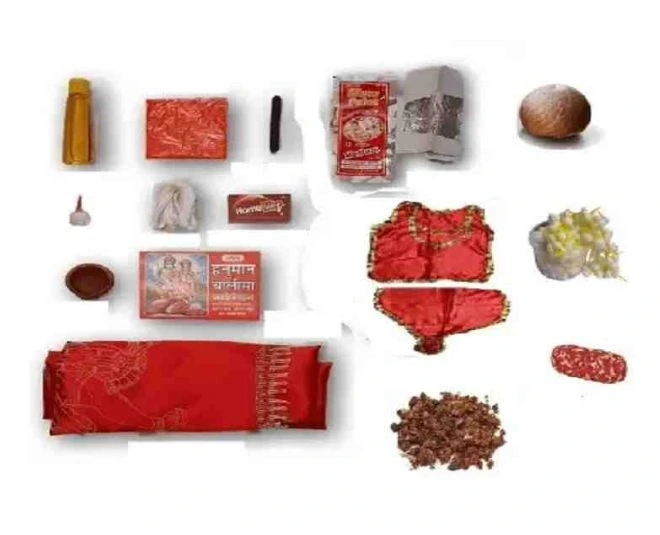 Balaji Ka Full Chola (Gold and Silver work, Chameli ka tel, Sindoor etc.)
